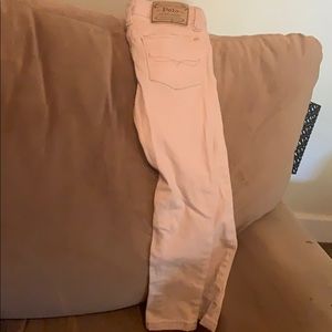 Toddler Girls Ralph Lauren cream colored pants